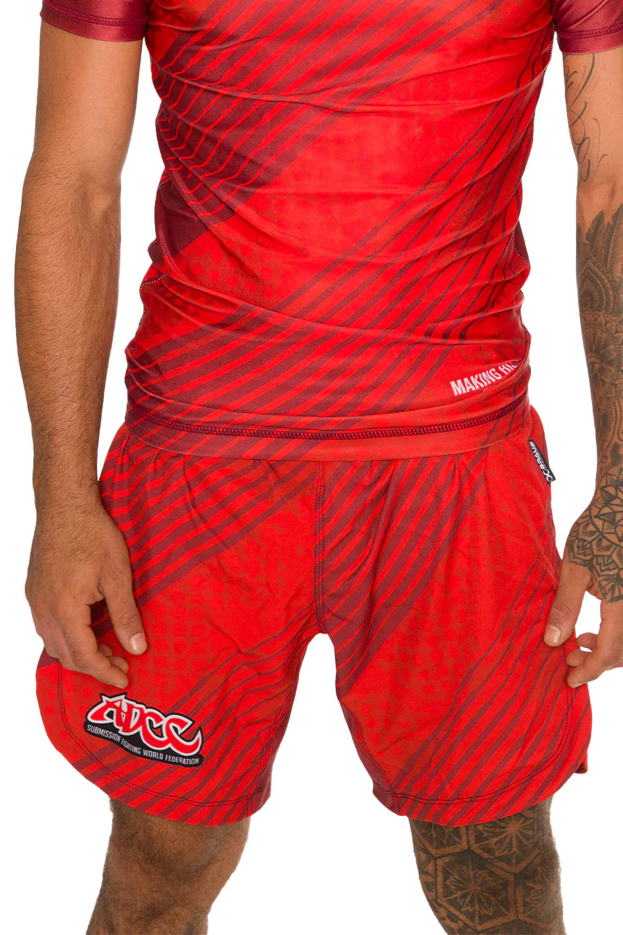 Shorts ADCC Rojo No Gi
