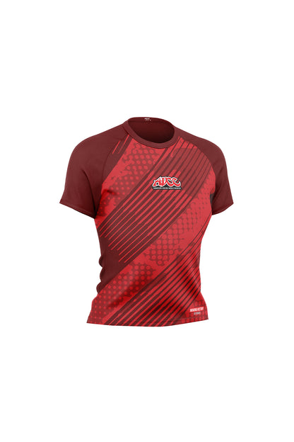 Rash Guard ADCC Red Infantil No Gi Manga Curta