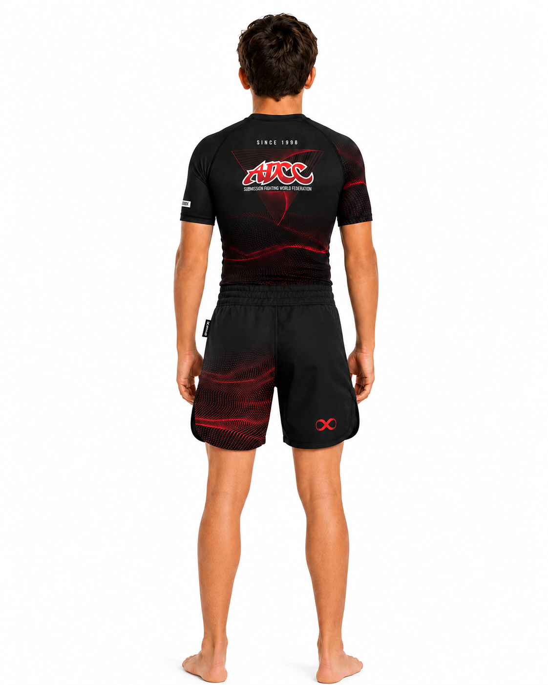 Shorts ADCC Infinite No Gi Preto Infantil - imagem 3