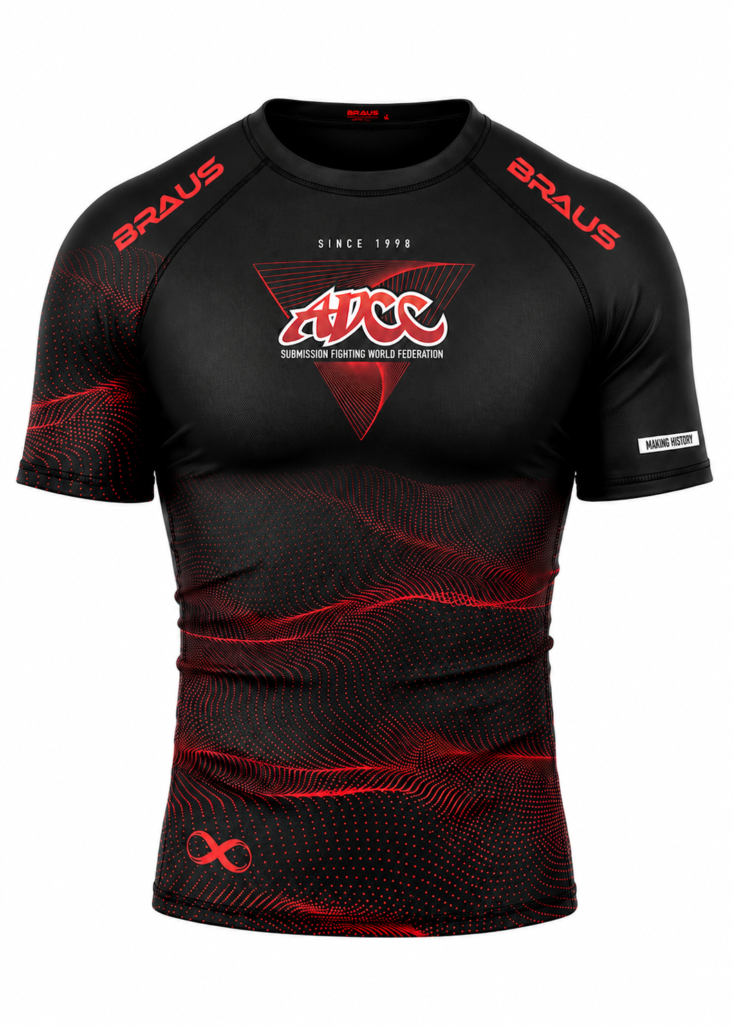 Rash Guard ADCC Infinite Manga Curta Infantil - imagem 1