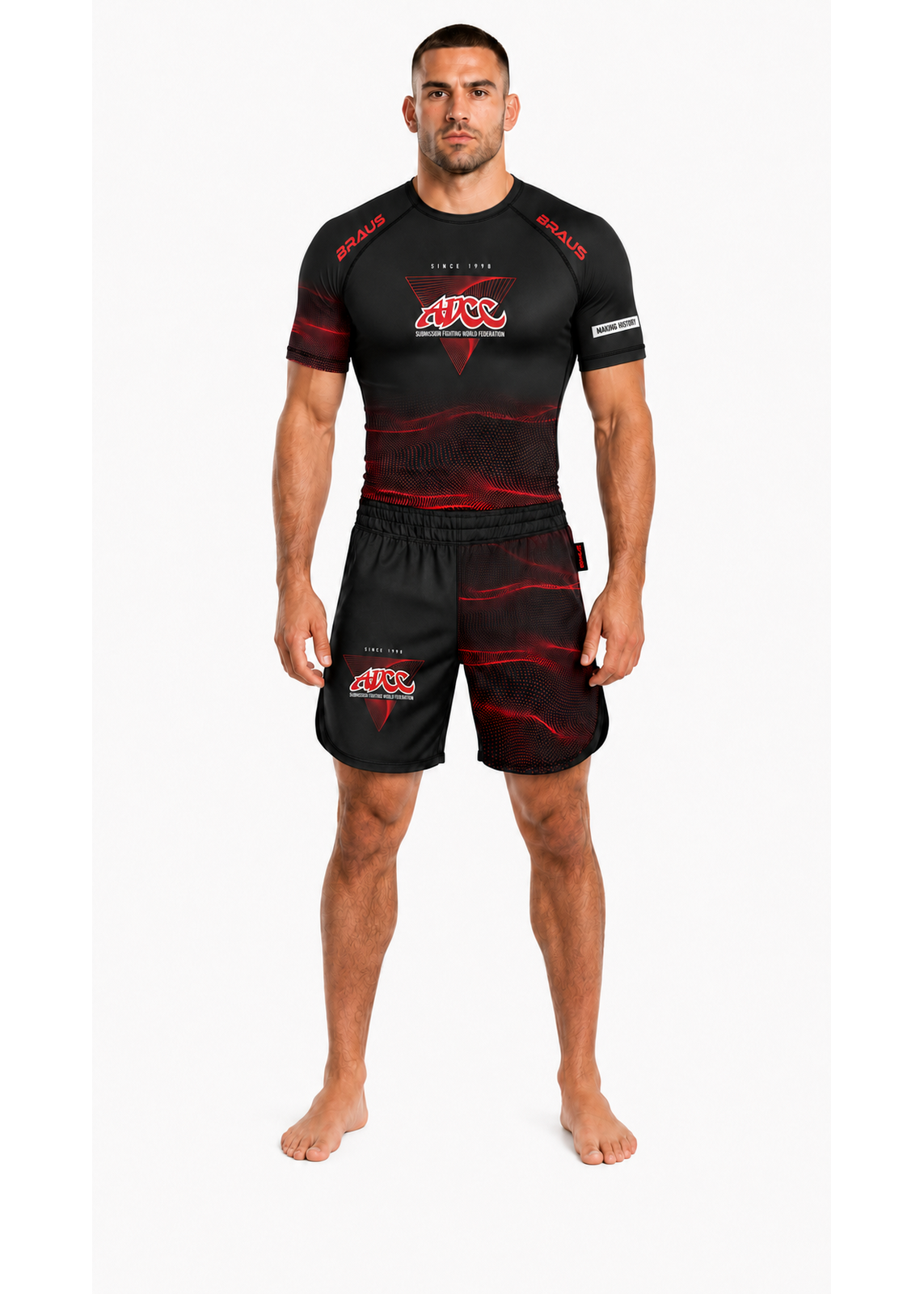 Shorts ADCC Infinite No Gi Preto Adulto