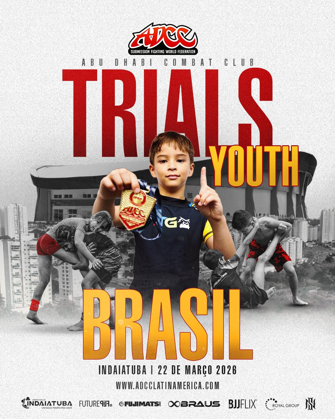 Ingresso ADCC Trials Youth - South American (Indaiatuba) - 1 lata de leite em pó