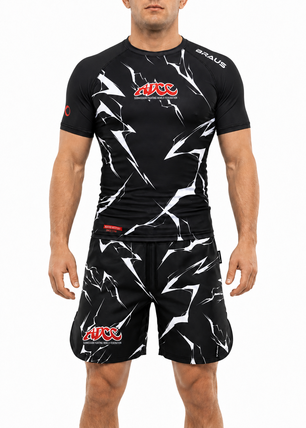 Shorts ADCC Lightning No Gi Preto Adulto - imagem 2